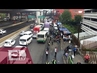Operativo en Periférico para verificar transporte público/ Paola Virrueta