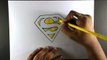 Par par dessiner dessin facile Comment étape le le le le la à Il superman logo | doodledrawart