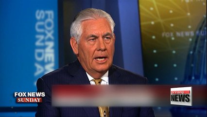 Tillerson says U.S. will maintain 'peaceful pressure' on N. Korea