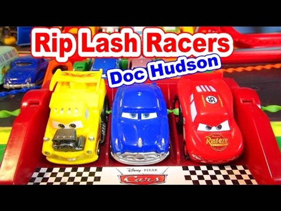 Disney Pixar Cars Unboxing RipLash Racers Doc Hudson and Lightning McQueen