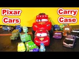 Pixar Cars Carry Case with Off Road Lightning McQueen and RC McQueen