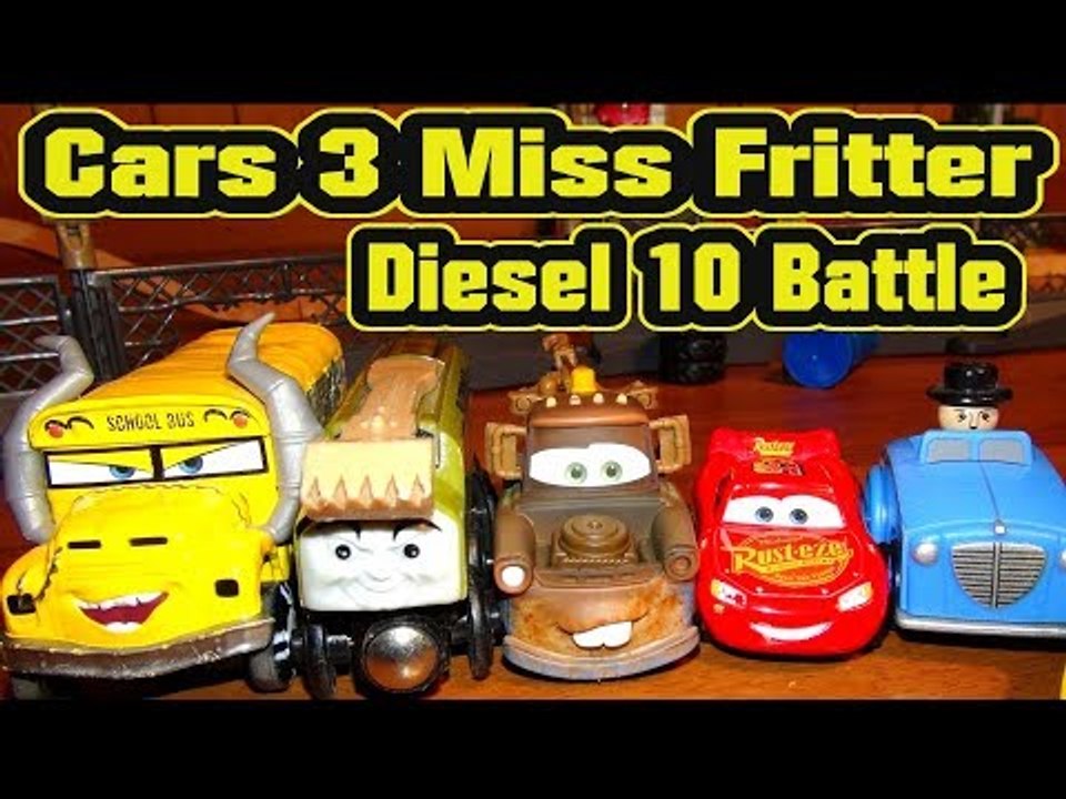 Disney PIXAR cars Frank & Lightning McQueen & Tow Mater & Jackson Storm & Disney Tractor