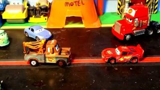 Pixar Cars 3 Lightning McQueen Nightmares with Doc Hudson Mater and Sheriff