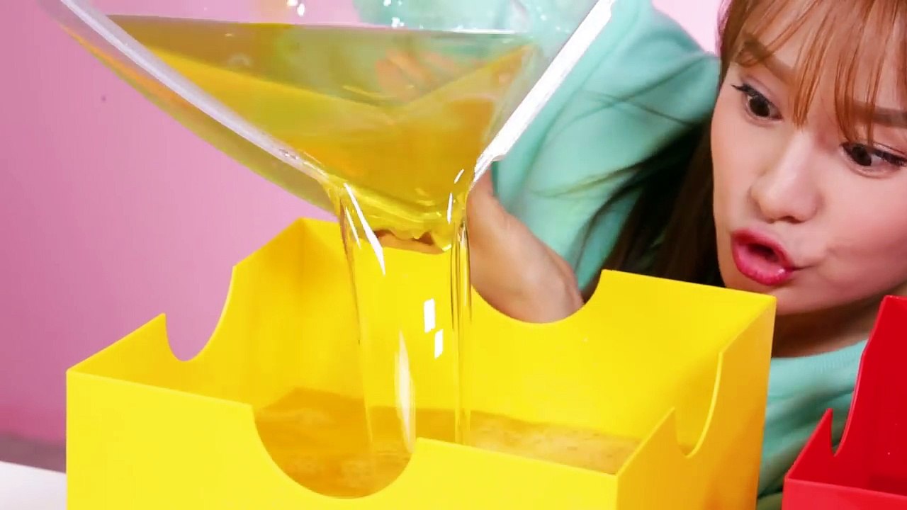거대 레고 젤리 만들기 놀이 [레고 젤리 만들기] lego jelly 지니