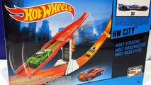 Hot Wheels City Copter Port & Hot Wheels Workshop Track Builder Playset ★ For Kids Worldwi