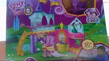 Château cristal petit mon palais poney Princesse ré éclat jouet crépuscule déballage Mlp playset