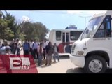 Sección 22 de la CNTE bloquea carretera Oaxaca-Ciudad de México / Martín Espinosa