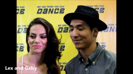 So You Think You Can Dance 14 - Top 9 Interviews Lex and Gaby