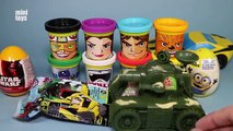 STAR WARS Play Doh SURPRISE CAN HEADS TRANSFORMERS Angry Birds Clay Buddies Minions Blocks