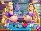 Copains elsa reine de glace Tangled Rapunzel enceinte de bébé