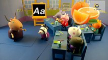 Cerdo Niños para y Las letras del abecedario juguetes enseñan cerdo Peppa Peppa de su conjunto de clases