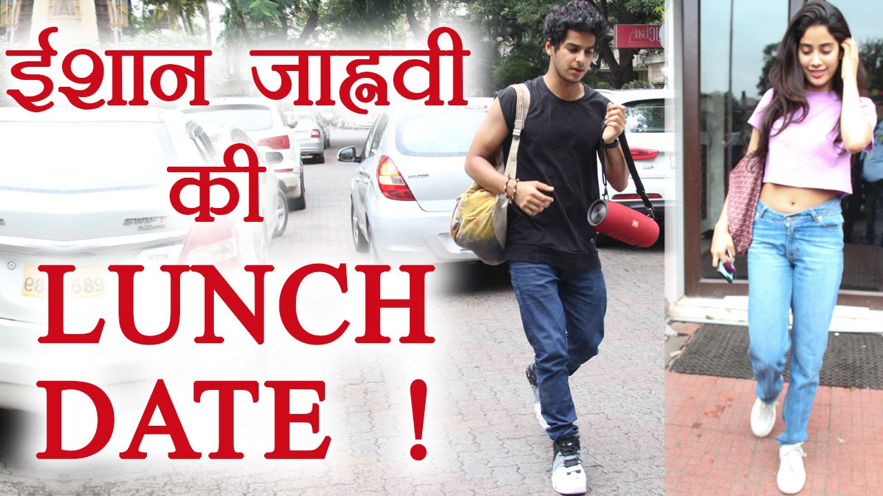 Jhanvi Kapoor and Ishaan Khattar SPOTTED together on a LUNCH DATE | FilmiBeat
