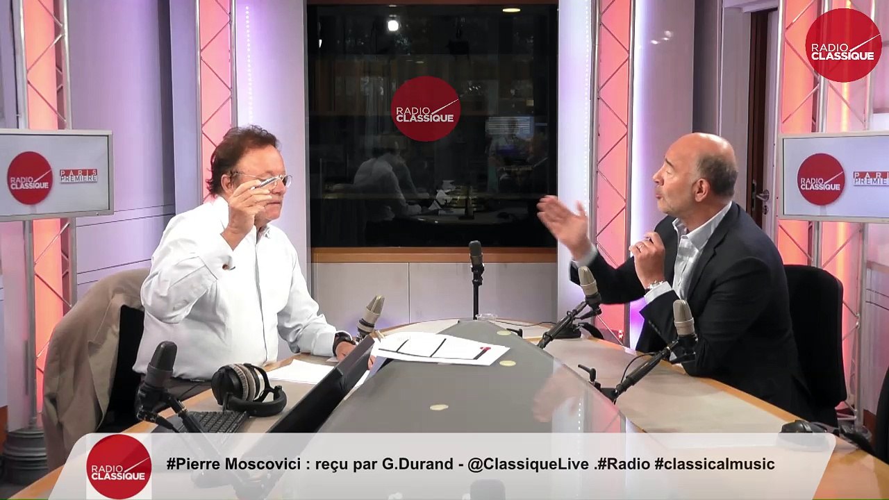 "La réponse de Jean-Luc Mélenchon est nationaliste. La gauche ce n'est pas ça" Pierre Moscovici (28/08/2017)