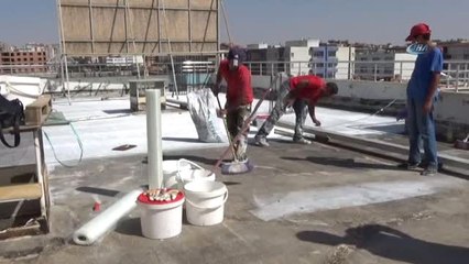 Batman'da Çatısı Olmayan Binalara Sürme Esaslı İzolasyon