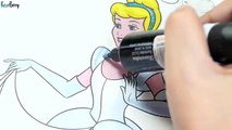 Coloring Book | Coloring Pages | Disney Princess Belle,Rapunzel,Jasmine,Cinderella Learnin