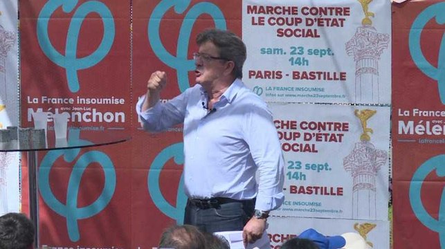 Pas de blabla, du combat ! : Mélenchon motive ses militants à Marseille