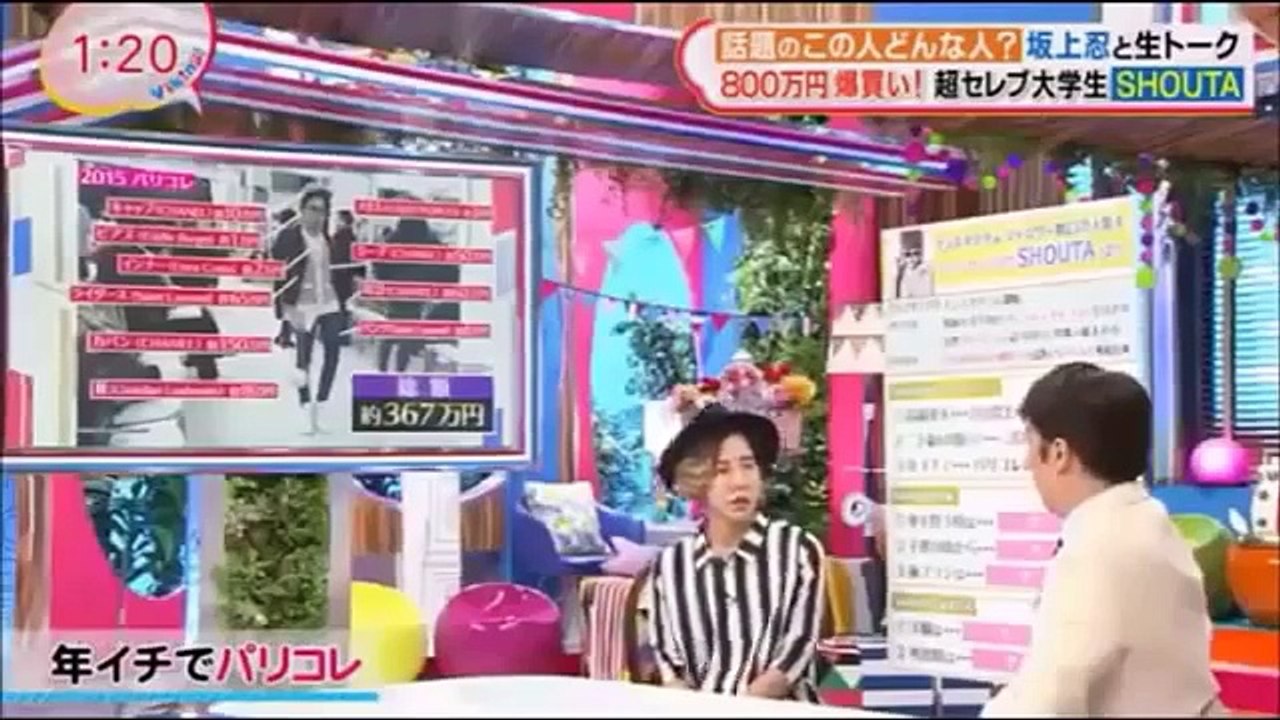 坂上忍 超セレブ大学生shoutaと対談 Video Dailymotion