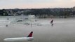 Harvey Kasırgası ABD'yi Dağıttı! Uçaklar Sular Altında Kaldı