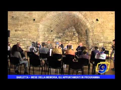Barletta | Mese della memoria, gli appuntamenti in programma