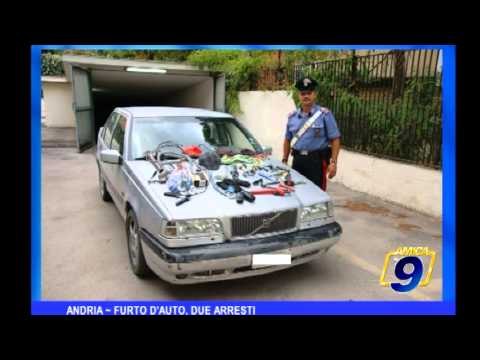 Andria | Furto d'auto, due arresti