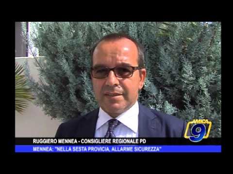 Barletta | Mennea: Nella sesta Provincia, allarme sicurezza