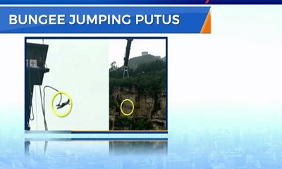 Ngeri, Tali Bungee Jumping Putus di Tiongkok