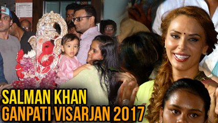 Salman Khan Ganpati Visarjan 2017 Grand Celebration Outside Galaxy Apartment