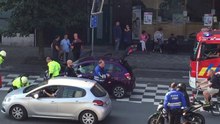 Accident sur le boulevard de la Sauvenière à Liège