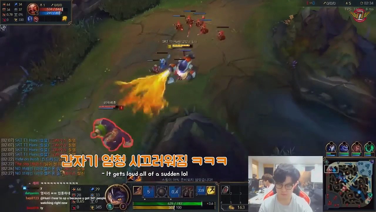 Pro blamer Faker, are you really blaiming on others?ㅣSKT T1 TOP HUNI [ Huni TALK ]