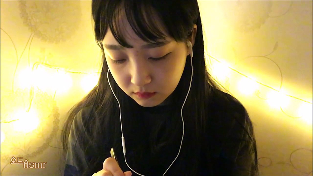 [오드Asmr][No talking]핀셋으로 귀안을 부비는소리 / korean asmr