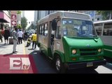 CDMX sacará de circulación microbuses en el Centro Histórico/ Paola Virrueta