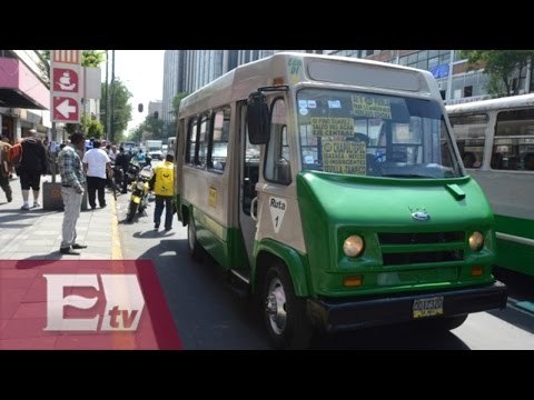 CDMX sacará de circulación microbuses en el Centro Histórico/ Paola Virrueta