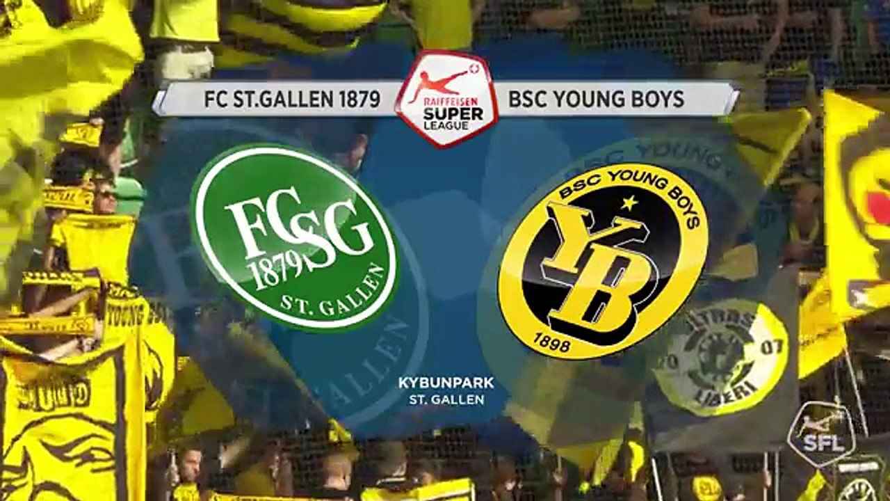St.Gallen 2:2 Young Boys (Swiss Super League 27 August)