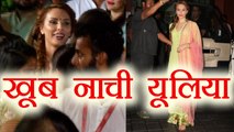 Salman Khan girlfriend Iulia Vantur DANCES on Ganesh Visarjan at Arpita's House; Watch video