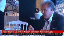 Vatan Şaşmaz'ın son görüntüleri Ahmet Misbah Demircan davetinde