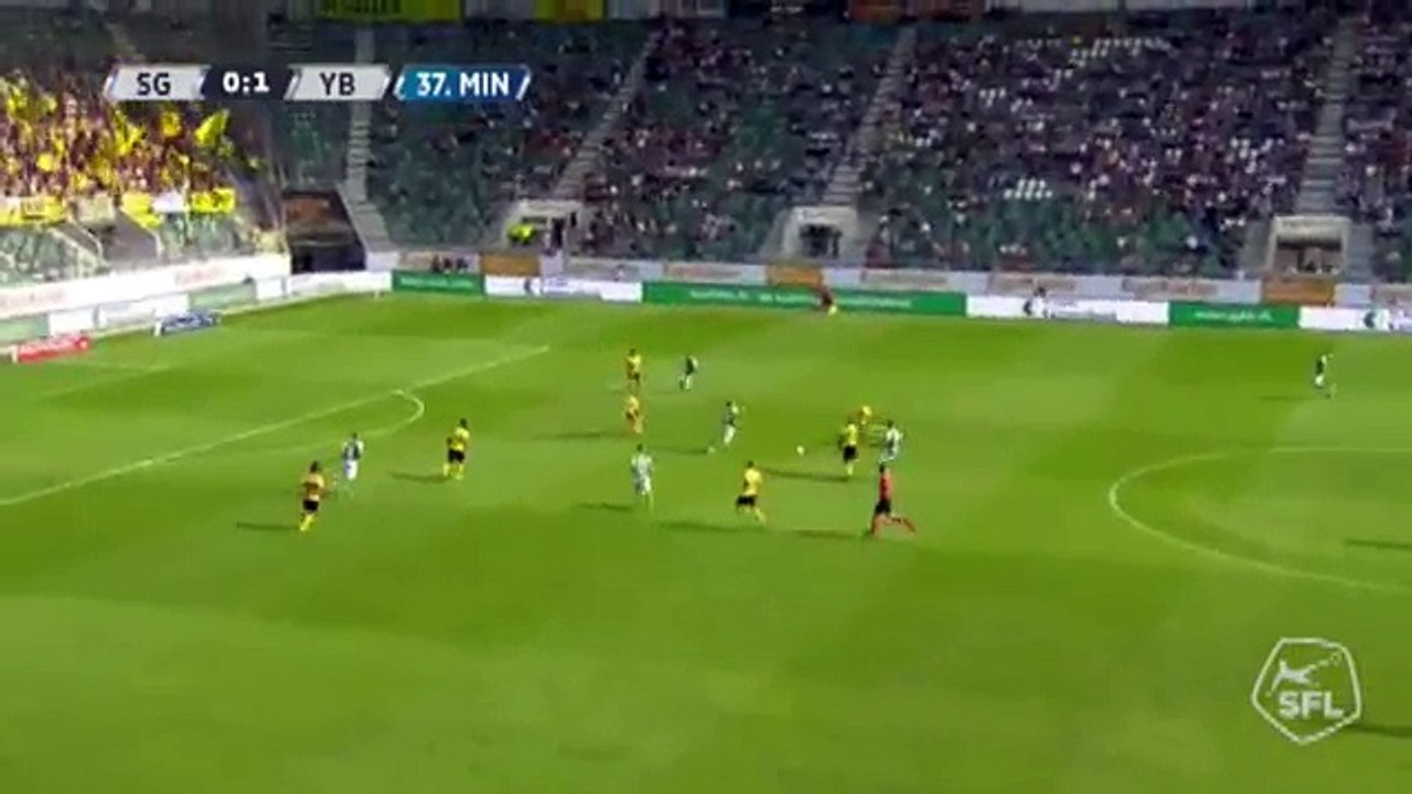 St.Gallen 1:1 Young Boys (Swiss Super League 27 August)