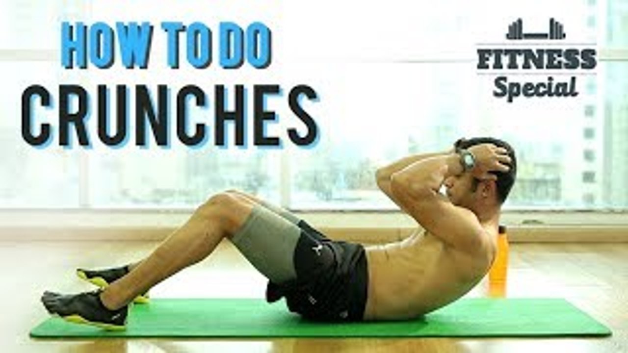 How To Do Crunches Perfect Crunch For Beginners Best Abs Exercises Fitness Special Workout Video Dailymotion