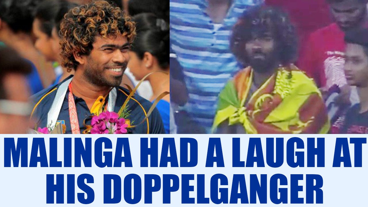 India vs Sri Lanka 3rd ODI : Lasith Malinga laughs to see his doppelganger | Oneindia News