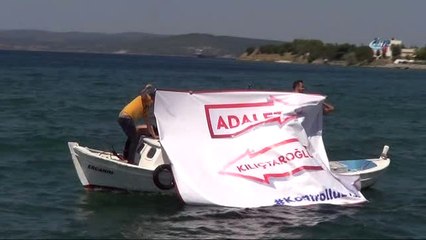 AK Parti'den Alkol Rezaletine Pankartlı Tepki