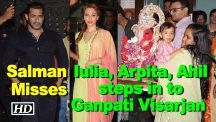 Salman misses Ganpati Puja; Iulia, Arpita & Ahil steps in