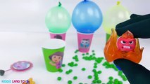 Воздушный шар пузырь цвета дисней точек гуппи Младший Узнайте играть-DOH сюрприз игрушка Поп-пикник