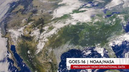 L'éclipse vue depuis un satellite