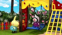 Peppa Pig y George van al Parque de Atracciones de Playmobil - Juguetes de Peppa Pig