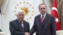 Filistin Devlet Başkanı Abbas, Cumhurbaşkanlığı Sarayı'nda