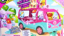 Shopkins Season 3 Scoops Ice Cream Truck Playset Food Fair Van Car Exclusive Fun Toy Video