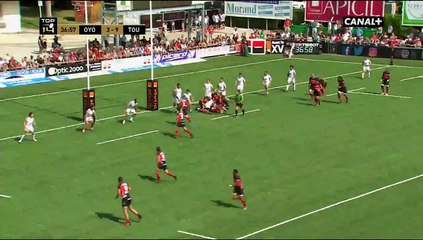 Oyonnax v Toulouse 37' raison de refuser cet essai