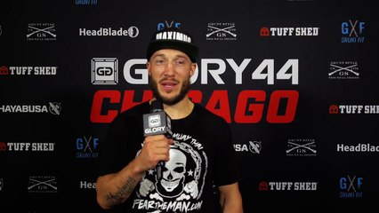 Richard Abraham ready to get straight back in there after GLORY 44 win
