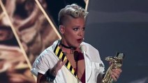 Pink Shares Inspiring Speech At MTV VMAs: 'You Are Beautiful'