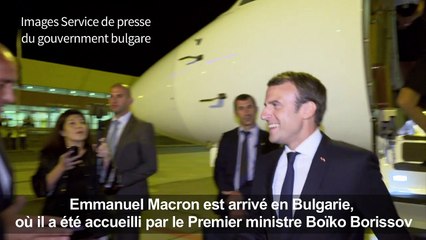 Emmanuel Macron en Bulgarie, dernière étape de sa tournée
