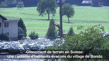 Glissement de terrain en Suisse: des témoins racontent